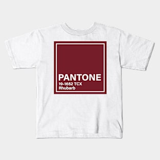 pantone 19-1652 TCX Rhubarb Kids T-Shirt